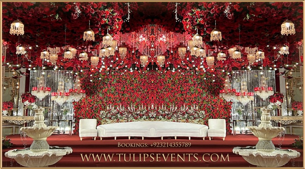 Colourful birthday and engagement party decoration with balloons and backdrop